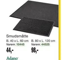 Harald Nyborg Smudsmåtte tilbud