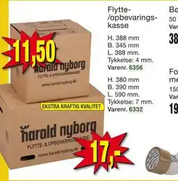 Harald Nyborg Flytte/opbevaringskasse tilbud