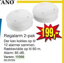Harald Nyborg Røgalarm 2-pak tilbud