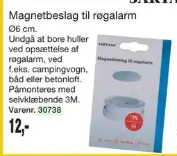 Harald Nyborg Magnetbeslag til røgalarm tilbud