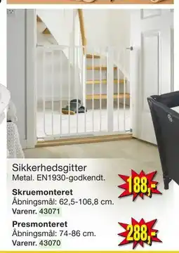 Harald Nyborg Sikkerhedsgitter tilbud