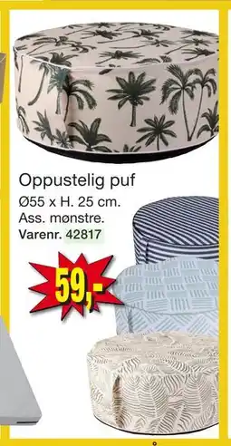 Harald Nyborg Oppustelig puf tilbud