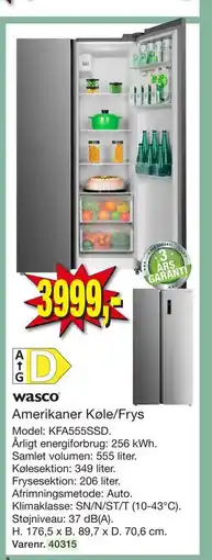 Harald Nyborg Amerikaner Køle/Frys tilbud