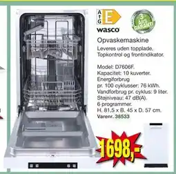 Harald Nyborg Opvaskemaskine tilbud