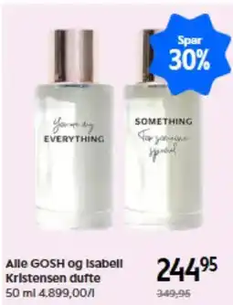 Matas Alle GOSH og Isabell Kristensen dufte tilbud