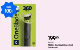Matas Philips OneBlade Face 360 Flex Blade tilbud