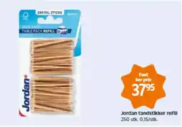 Matas Jordan tandstikker refill tilbud