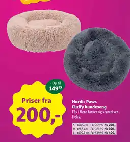 Maxi Zoo Nordic Paws Fluffy hundeseng tilbud