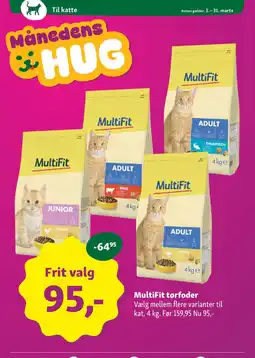 Maxi Zoo MultiFit tørfoder tilbud