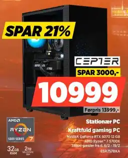Power CEPTER Stationær pc kraftfuld gaming pc tilbud