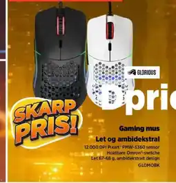Power Gaming mus Let og ambidekstral tilbud