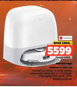 Power Robotstøvsuger Maksimal tærskel tilbud