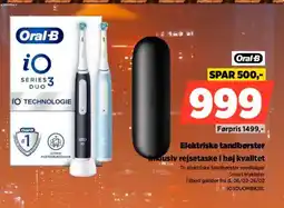 Power Oral-B Elektriske tandbørster Inklusiv rejsetaske i høj kvalitet T tilbud