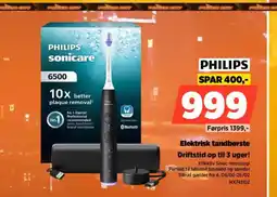 Power PHILIPS Elektrisk tandbørste driftstid op til 3 uger! tilbud