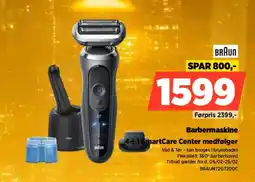 Power Braun barbermaskine 4-i-1 smartcare center medfølger tilbud