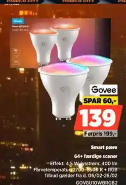 Power Govee Smart pære 64+ færdige scener tilbud