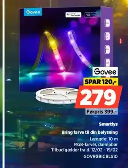 Power Govee Smartlys Bring farve til din belysning tilbud