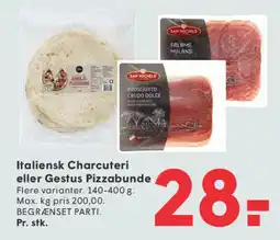 SPAR Italiensk charcuteri / Gestus pizzabunde tilbud