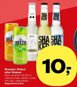 SuperBrugsen Breezer, Mokai eller Shaker tilbud