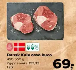 SuperBrugsen Dansk Kalv osso buco tilbud