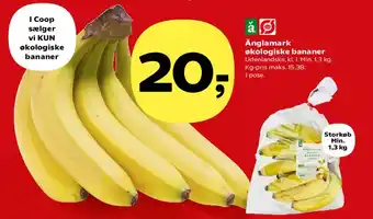 SuperBrugsen Änglamark økologiske bananer tilbud