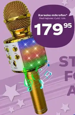 SuperBrugsen Karaoke mikrofon tilbud