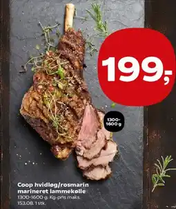 SuperBrugsen Coop hvidløg/rosmarin marineret lammekølle tilbud