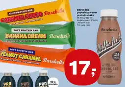 SuperBrugsen Barebells proteinbar eller proteinshake tilbud