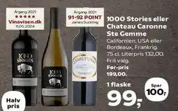 SuperBrugsen 1000 Stories eller Chateau Caronne Ste Gemme tilbud