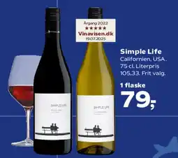 SuperBrugsen Simple Life / Roberto Sarotto (vine) tilbud