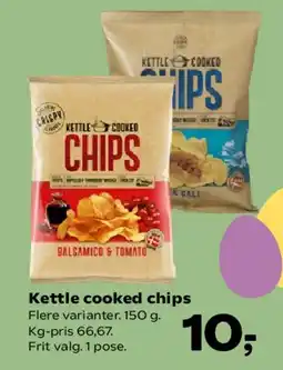 SuperBrugsen Kettle cooked chips tilbud