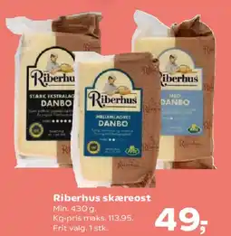 SuperBrugsen Riberhus skæreost tilbud