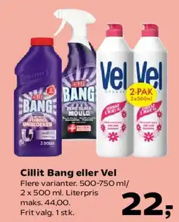 SuperBrugsen Cillit Bang eller Vel tilbud