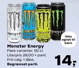 SuperBrugsen Monster Energy tilbud