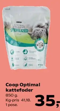 SuperBrugsen Coop Optimal kattefoder tilbud