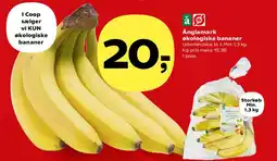 Kvickly Økologiske bananer tilbud
