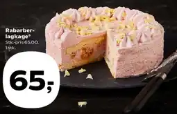 Kvickly Rabarber-lagkage tilbud