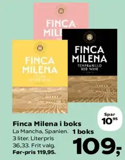 Kvickly Finca Milena i boks tilbud