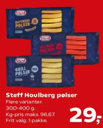 Kvickly Steff Houlberg pølser tilbud
