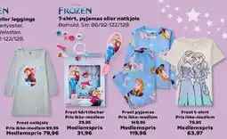Kvickly T-shirt, pyjamas eller natkjole (Frost) tilbud