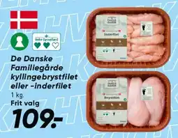 Bilka De Danske - kyllingebrystfilet eller inderfilet tilbud