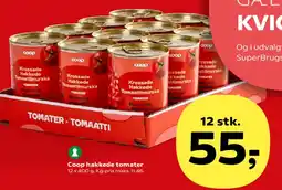 Kvickly Coop hakkede tomater tilbud