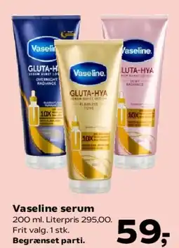 Kvickly Vaseline serum tilbud