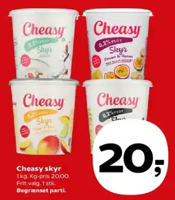 Kvickly Cheasy skyr tilbud
