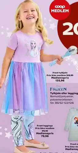 Kvickly Tylkjole eller leggings (Frost) tilbud