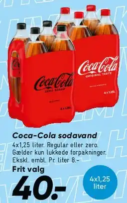 Bilka Coca-Cola sodavand (pakke) tilbud