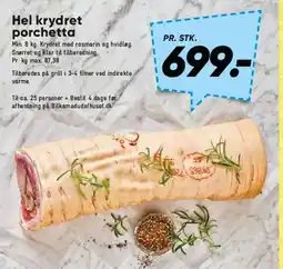 Bilka Hel krydret porchetta tilbud