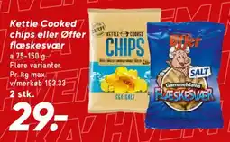 Bilka Kettle Cooked chips tilbud
