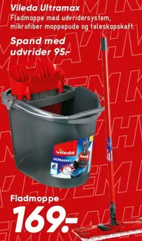 Bilka Vileda Ultramax fladmoppe tilbud