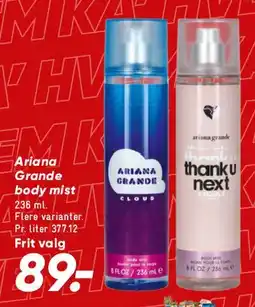 Bilka Body mist (Ariana Grande / Thank U, Next) tilbud